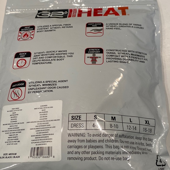 NIP 32° Heat Women’s Long Sleeve Scoop Neck Heat Retention Garments - Picture 4 of 4